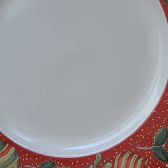 Set of 2 Vintage Gibson Boughs of Holly Christmas Dinner Plates ClaireMurray 11" - Picture 7 of 9